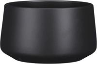 Amber pot rond donkergrijs mat h14xd15,5 cm Mica Decorations - Mica decorations - thumbnail