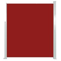 VidaXL Tuinscherm uittrekbaar 160x500 cm rood - thumbnail