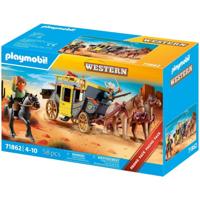 PLAYMOBIL Western Wilde westen postkoets 71862 - thumbnail