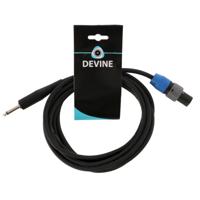 Devine SPE115/3 speakerkabel vergrendelbare connector - 6.35mm jack male 3m - thumbnail