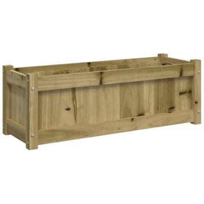 VidaXL Plantenbak 90x31x31 cm geïmpregneerd grenenhout