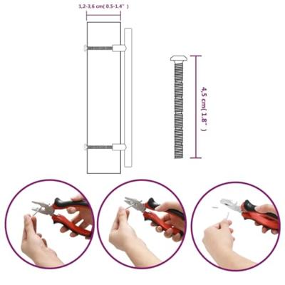 VidaXL Handvatten 20 st 160 mm roestvrij staal zwart VidaXL Handvatten 20 st 160 mm roestvrij staal zwart