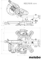 Metabo 613216900 Kapzaag 1200 W 216 mm 30 mm - thumbnail