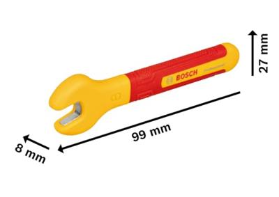 Bosch Professional 1600A02NE9 1600A02NE9 Enkelvoudige steeksleutel Bosch Professional 1600A02NE9 1600A02NE9 Enkelvoudige steeksleutel