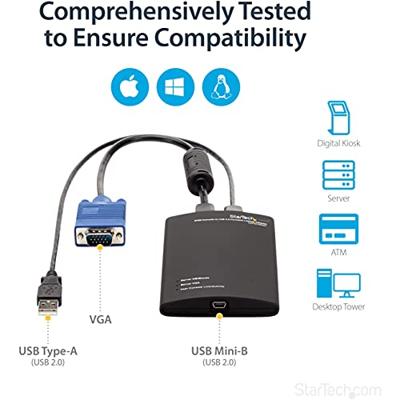 Adapter USB 3.0 naar VGA Startech NOTECONS01