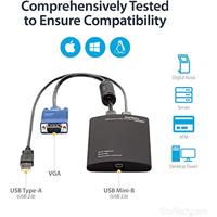 Adapter USB 3.0 naar VGA Startech NOTECONS01 - thumbnail