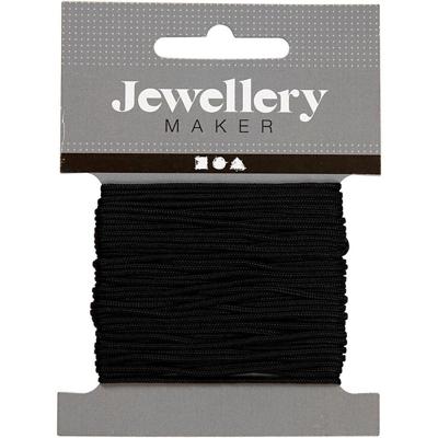 Creativ Company Macrame koord zwart, 10m - thumbnail