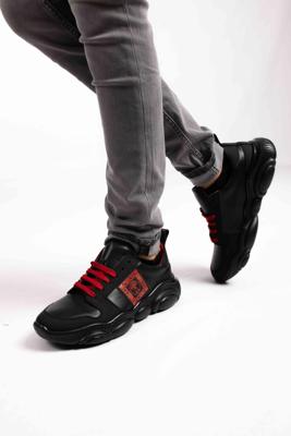 Moschino Sneakers 76022 Dames/Kids Zwart/Rood - Maat 37 - Kleur: WitZwart | Soccerfanshop