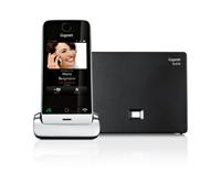 Gigaset SL910 telefoon - draadloze telefoon/handset - met kleurendisplay/design telefoon/draadloze telefoon - handsfree bellen - zwart - thumbnail