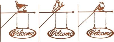 Roest welcome bord assorti l32b2h33 Esschert Design - Esschert design Roest welcome bord assorti l32b2h33 Esschert Design - Esschert design