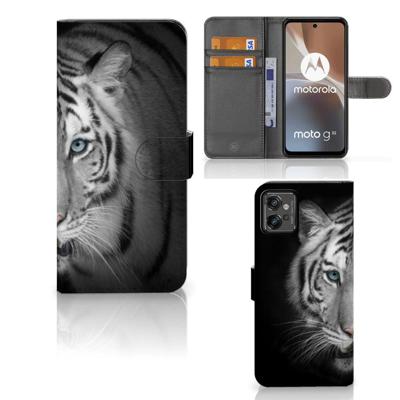 Motorola Moto G32 | Telefoonhoesje | Met pasjeshouder | Tijger