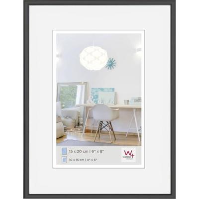 walther+ design KV520B Wissellijst Papierformaat: 20 x 15 cm Zwart walther+ design KV520B Wissellijst Papierformaat: 20 x 15 cm Zwart