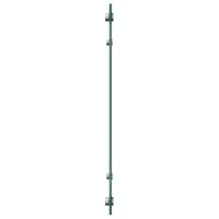 VidaXL Spatscherm keuken 100x60 cm gehard glas zwart - thumbnail