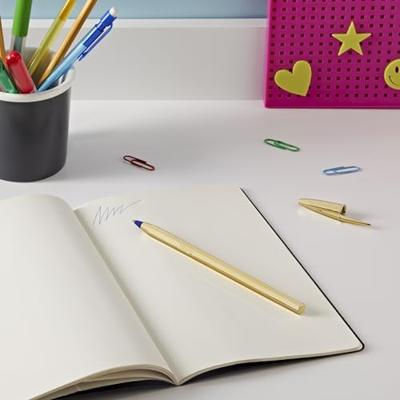 Pen Bic Cristal Shine Gouden 0,32 mm Blauw 20 Onderdelen - thumbnail