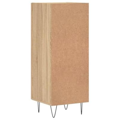 Dressoir 34,5x34x90 cm bewerkt hout sonoma eiken