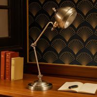 Tafellamp Docklands Antiek Zilver - thumbnail