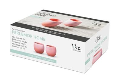 LIKE BY VILLEROY & BOCH - Perlemor Home - Eierdop Coral set/2 LIKE BY VILLEROY & BOCH - Perlemor Home - Eierdop Coral set/2