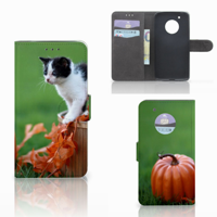 Motorola Moto G5 Plus Telefoonhoesje met Pasjes Kitten - thumbnail