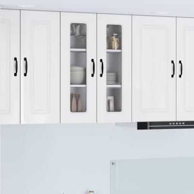 Keukenkast Kalmar Hoogglans wit 60 x 31 x 80 cm Bewerkt hout