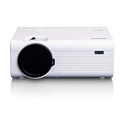 Lenco LPJ-300 - Bluetooth Beamer - Mini Beamer - 2800 Lumen - 30.000 uur Levensduur - Full HD - Bluetooth 5.0-2 x HDMI - USB - SD Port - AV-in - VGA - Wit