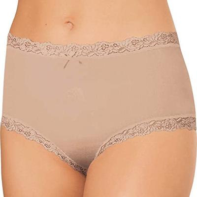 3-pack dames Taille slips - Kanten modal dames onderbroek - Katoenen kruisje