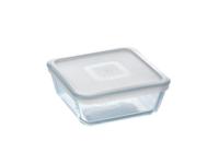 Pyrex schaal met deksel 2l 20x22cm - thumbnail