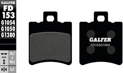 GALFER remblokken "fd153" brake pad fd153 g1054 organic