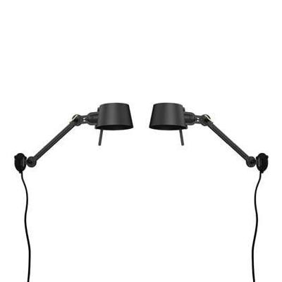 Tonone Bolt Bed Sidefit met stekker Wandlamp Set van 2 - Zwart Tonone Bolt Bed Sidefit met stekker Wandlamp Set van 2 - Zwart