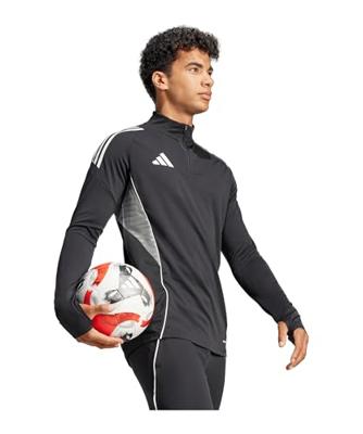 adidas Tiro 25 Competition Trainingstrui 1/4-Zip Zwart Wit Grijs