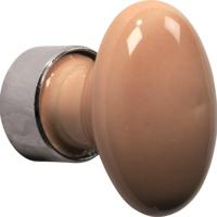 Meubelkn.pors.Ovaal 33mm MGN/zalm - thumbnail