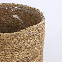 Mand Mica Decorations Atlantic Bruin vlechtwerk (20 x 20 cm) - thumbnail