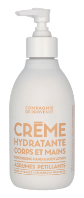 Compagnie de Provence Agrumes Pétillants Crème Hydratante Corps et Mains 300ml