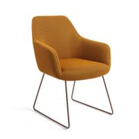 Jesper Home Eetkamerstoel 'Hiroo' Slide Rose, kleur Groovy Garam - thumbnail