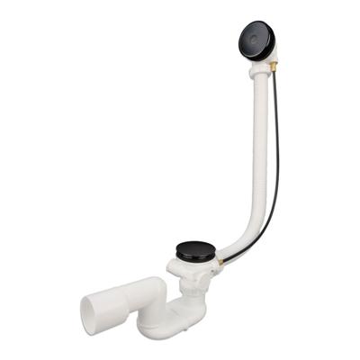 Badafvoer-overloopcombinatie Xenz Mat Zwart Badafvoer-overloopcombinatie Xenz Mat Zwart