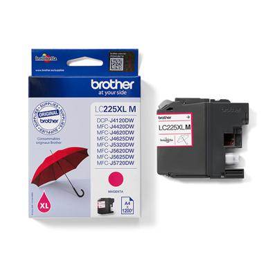 Brother Inktcartridge LC-225XLM Origineel Magenta LC-225 XL M