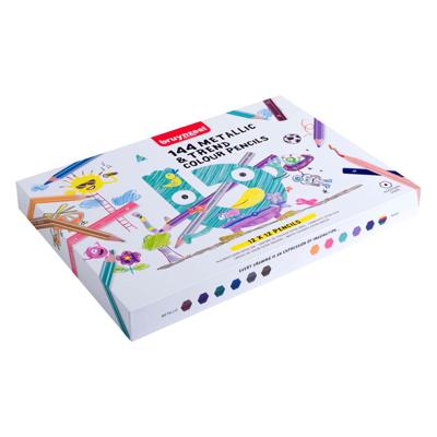 Bruynzeel mega kleurpotlodenset metallic & trendkleuren