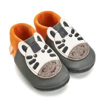 Orangenkinder babyslofjes Zebra grey-32-33 - thumbnail