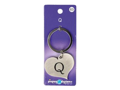 Paperdreams Hart sleutelhanger - q