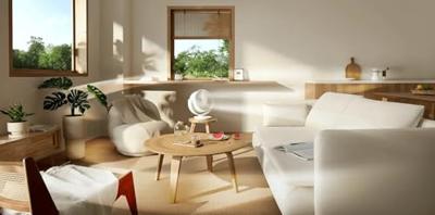 Xiaomi 62470 Tafelventilator 18 W Wit Bediening via App, Oscillerend, LED-indicatie, Timer