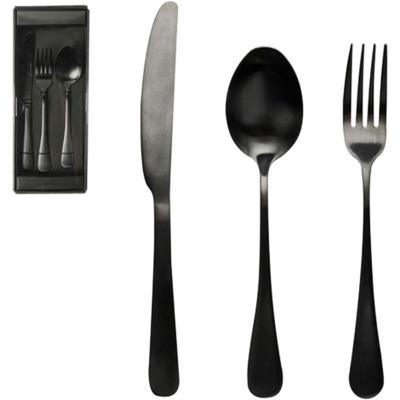 Bestekset Matt zwart Bestekset Matt zwart