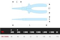 Facom ronde bektang, geisoleerd - 189.17AVSE - thumbnail