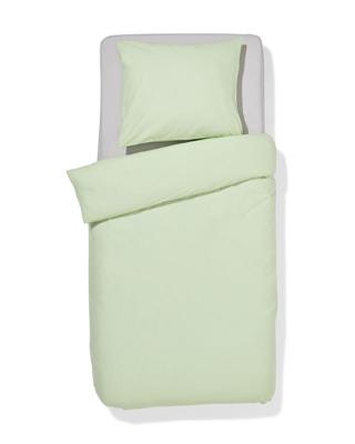 HEMA Dekbedovertrek 140x200/220cm zacht katoen lichtgroen (lichtgroen)