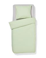HEMA Dekbedovertrek 140x200/220cm zacht katoen lichtgroen (lichtgroen) - thumbnail