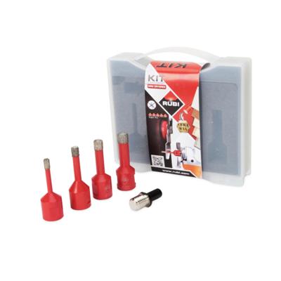 Rubi Drygres | Tegelboorset | Ø 6, 8, 10 en 12 mm | M14 - 50938 Rubi Drygres | Tegelboorset | Ø 6, 8, 10 en 12 mm | M14 - 50938