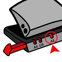 Maped perforator Advanced Metal, 2 gaats, 20 tot 25 blad, grijs - thumbnail