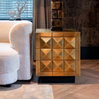 Richmond Ladekast/Nachtkastje 'Collada' kleur Goud - thumbnail