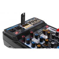 Vonyx VMM-P500 4-kanaals mixer met USB, BT & MP3-speler - thumbnail