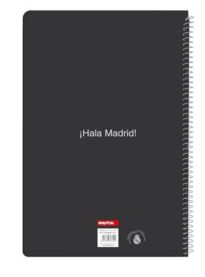 Notitieboekje Real Madrid C.F. Wit A4 80 Lakens