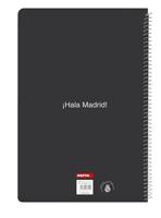 Notitieboekje Real Madrid C.F. Wit A4 80 Lakens - thumbnail