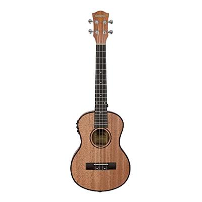 Cascha HH2048E Premium Mahogany E/A tenor ukelele set